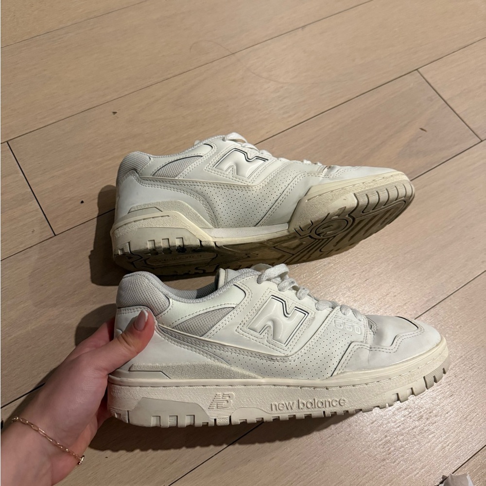 New Balance Cream Casual Sneakers
